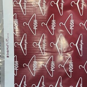 NEW 14" x 17" Posh Hangers Thank you poly mailers 50 Pcs. Bundle PLUS PLUS